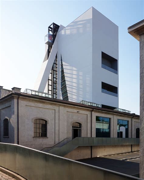 fondazione prada and OMA open 'torre' exhibition space in milan